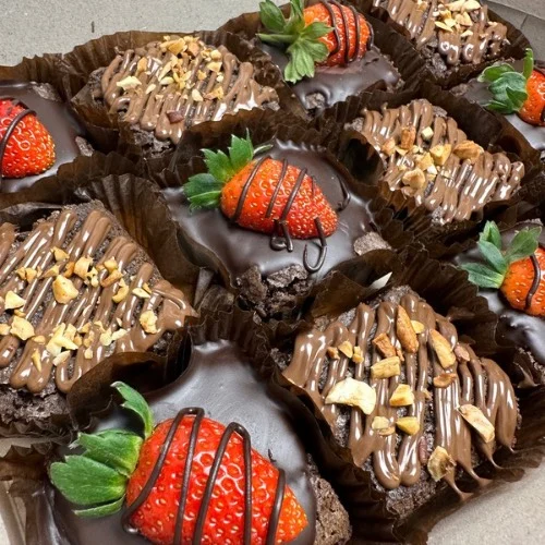 Half n Half Brownies