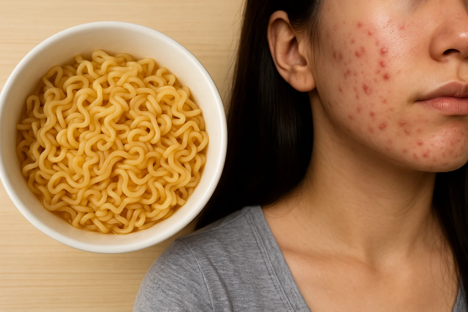 Does Instant Noodles Cause Acne?